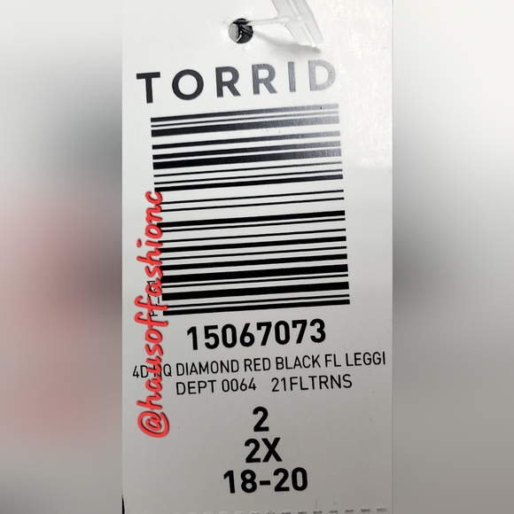 TORRID Harley Quinn Black Red Checkered Suicide Squad Leggings! - Picture 7 of 8